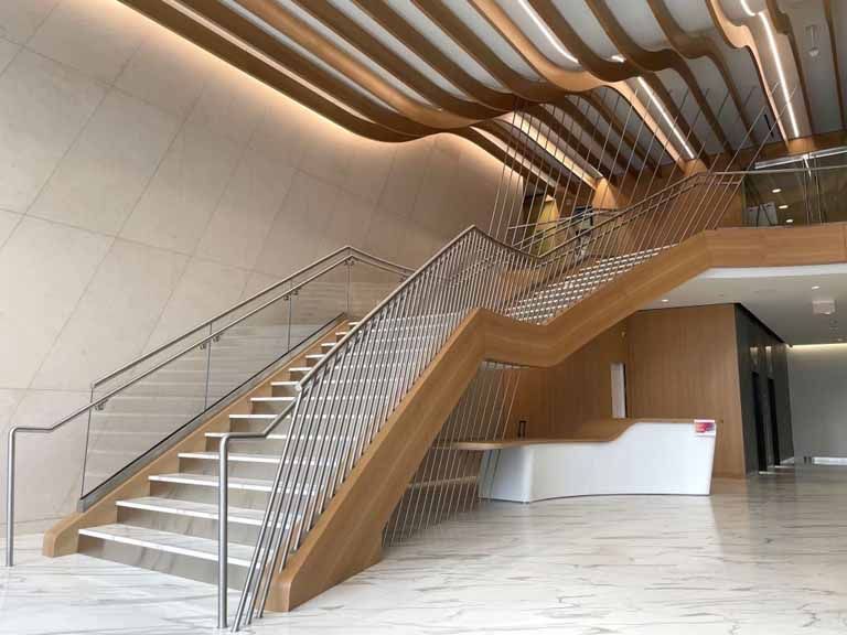 Hyatt Regency Bethesda Maryland Lobby Spiral Staircase-2024 Ernest Wiemann Award Winner